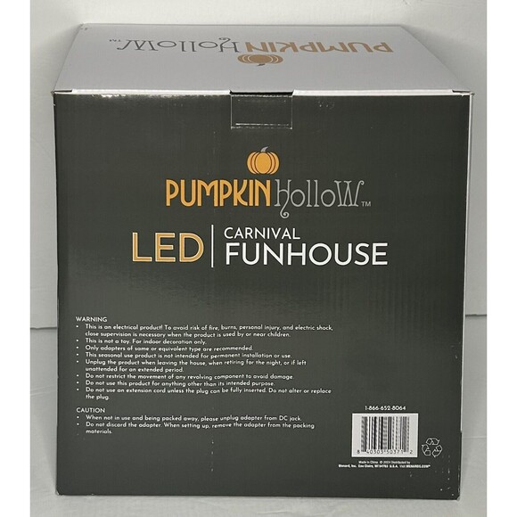 Carnival Funhouse Clown Theme Spooky Halloween Village 2024 by Pumpkin Village - Picture 7 of 8